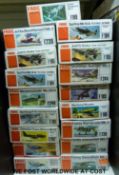 Seventeen FROG 1:72 scale model aircraft kits, all in original boxes.