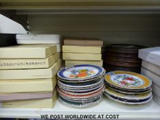 Eighty seven collectors' plates, including Japanese, Russian, Danbury Mint, Royal Doulton etc.