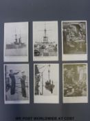 An extensive collection of approximately 150 postcards relating to the Royal Navy during the First