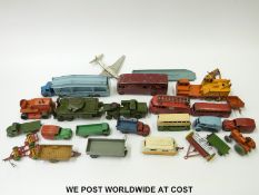Twenty-five Dinky Toys and Dinky Supertoys diecast model commercial,