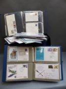 Nine albums of first day covers plus loose examples many relating to The Royal Engineers with some