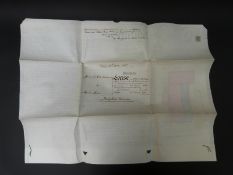 A Victorian indenture dated 20th June 1888 between Mrs Parker and Messrs Moser relating to a lease