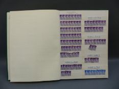 A stamp stockbook,