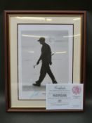 Signed Tiger Woods Millennium Man limited edition 31/100 (only 50 signed) golfing print by Michael