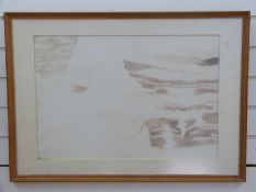 Malcolm Ryan sketch 'Sea Cliffs' signed and dated '69 lower right 41x61cm