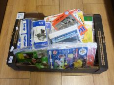 A large collection of football programmes relating to various teams including Manchester United