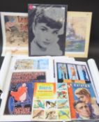 A quantity of posters, Cunard White Star,