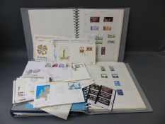 Three albums of Europe stamps and first day covers