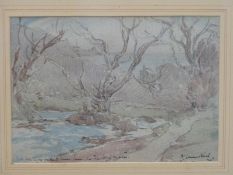 Samuel John 'Lamorna' Birch (1869-1955) watercolour sketch,