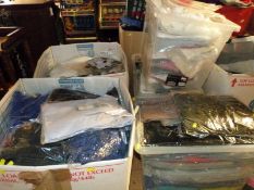 Over two hundred items of clothing consisting of knitwear,