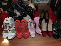 Thirty pairs of shoes to include a variety of peep toe, stilettos and other heels, New Look,