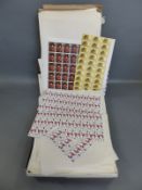 A quantity of sheets and part sheets of GB and New Zealand stamps
