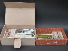 Collection of postcards, Edwardian onwards including motoring, topographical,