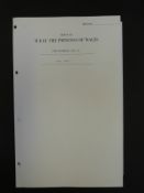 A folder from the office of HRH The Princess of Wales dated November 1981 to May 1983,