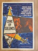 Three vintage film posters to include 'Crash Landing' starring Gary Merrill & Nancy Davis c1958;