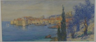 Tristram Ellis 1844-1922 watercolour 'Ragusa 1912',