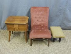 A small nursing chair,