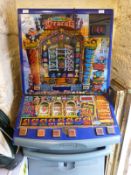 A retro style 'Ooh Aah Dracular' fruit machine,