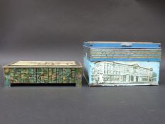 An Excelsior shop display biscuit tin and a Crawford example