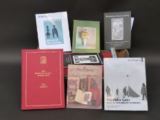 Various Auction catalogues to include Estelle Doheny Collection cloth bound volumes, Angling,