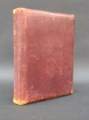 A Victorian leather bound brass clasped Carte Visite or photograph album and contents