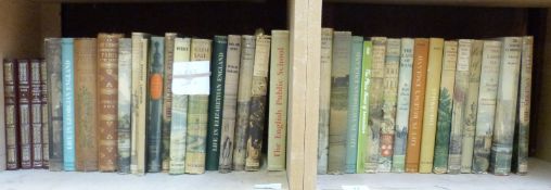 A collection of Jane Austen novels and Batsford books on England & Europe, including Old Inns,