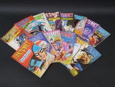 A collection of 1980's Fantomet comics