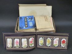 A quantity of mainly loose cigarette cards to include some sets,