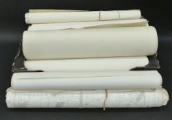 A large quantity of mainly 6 inch to the mile Ordnance Survey maps of Nottinghamshire,