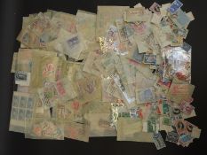 A quantity of mainly mint George VI stamps in packets and quantity of loose Commonwealth stamps