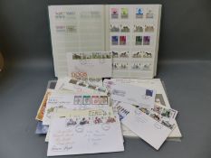 A stock book of mint GB & Commonwealth stamps, Canada 1980 stamps,