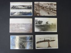 A quantity of early 20thC postcards relating to Gladstone,