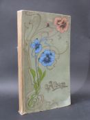 An Edwardian postcard album including Stroud interest The Vatch, Sheepscombe, Slad, Bull's Cross,