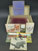 A collection of cigarette and trade cards,