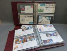 Three albums of GB first day covers