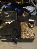Six boxes of leggings some with TU,