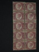 1/2d rose red 1870-79, Plate 12, SG49.