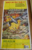 A film advertising poster for 'Mosquito Squadron' by Oakmont Productions starring David McCallum