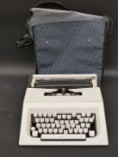 Olivetti portable typewriter in soft carry