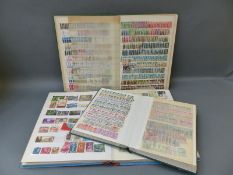 Three stockbooks of all world stamps