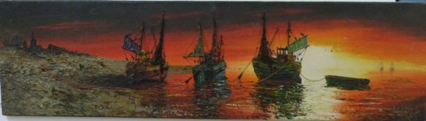 Modern acrylic on board,