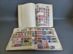 Two albums of all world stamps