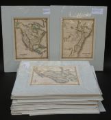Thirty three mid 19thC Kelly country maps of the world,