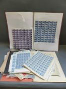 A quantity of complete and part sheets,