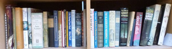 A collection of books to include a signed John Gielgud, Helen Hanff, J.B.