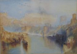After Joseph Mallard William Turner watercolour ancient Rome,