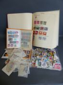 A collection of German stamps loose and in an album