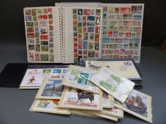 Two boxes of world stamps and covers, including RAF anniversary flights,