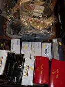 Two boxes of approximately 50 wigs all as new booked or in packets - Natural Image,