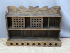 A wall unit with sliding doors (W90 x D18 x H66cm)